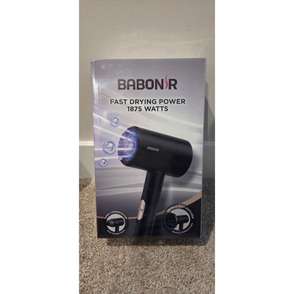 Babonir fast drying hair dryer, 1875 watts
